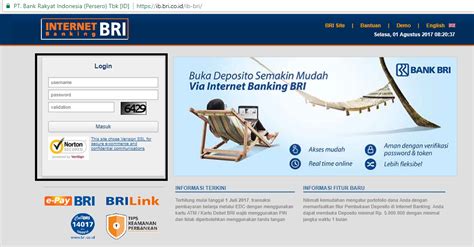Login ib bri WebRegister to create your password at any BRI ATM to log in to IB BRI